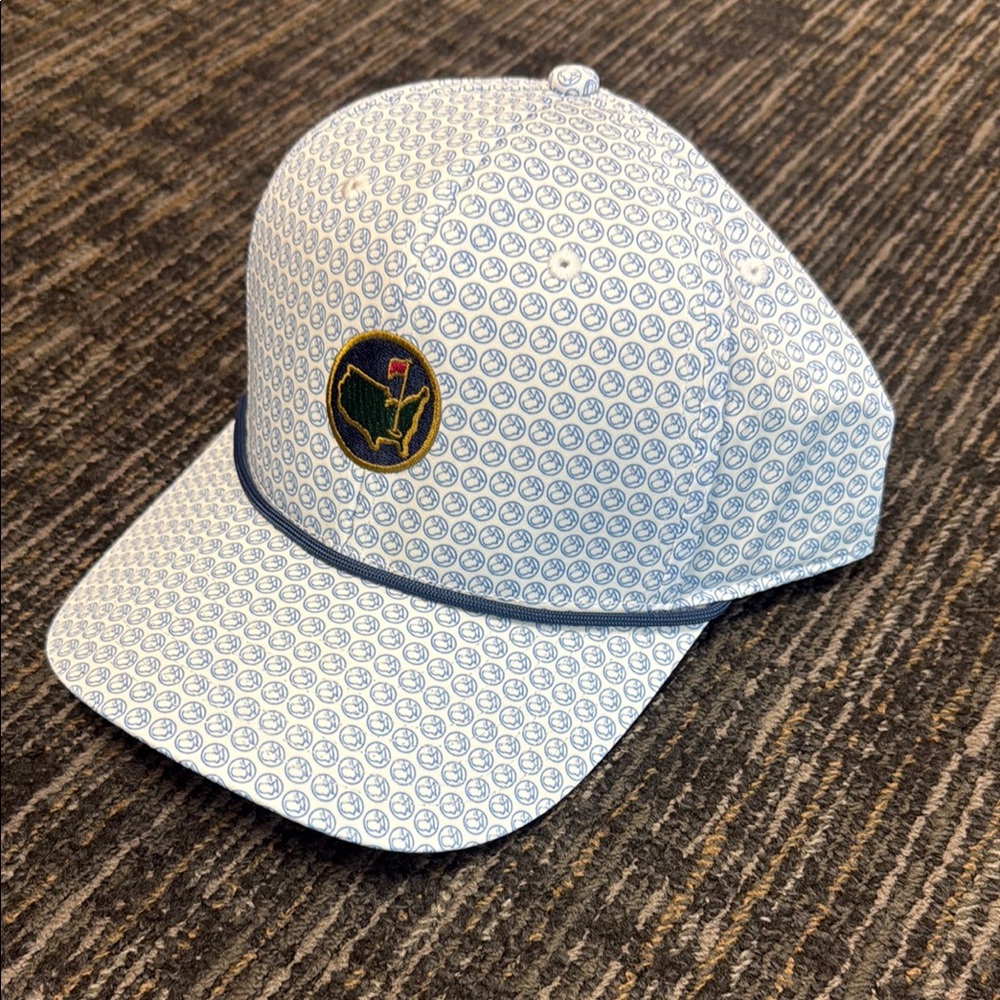 Masters 1934 Collection White/Blue Performance Tech Rope Hat - Berckmans Place